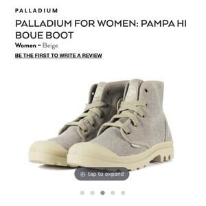 Palladium Pampa Hi Boue Boot Womens sz 7 gray